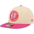 thumbnail image 3 of Men's New Era Orange/Pink Brooklyn Nets Passion Mango 59FIFTY Fitted Hat, 3 of 6