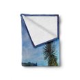 thumbnail image 2 of Landscape Soft Flannel Fleece Blanket, Landscape with Swimming Pool and Distant Island Tropic Exotic Hawaiian Theme, Cozy Plush for Indoor and Outdoor Use, 50" x 70", Turquoise Green, by Ambesonne, 2 of 6