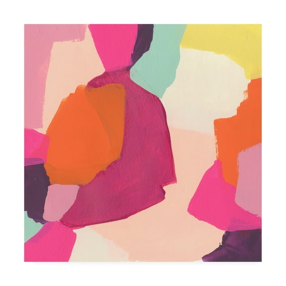 Trademark Fine Art 'Pink Slip I' Canvas Art by June Erica Vess