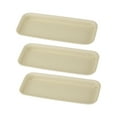 thumbnail image 3 of 3pcs plantas plantillas planta agua bandeja de goteo bandeja bandejas de macetas beige l, 3 of 8