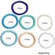 thumbnail image 4 of 7 unids/pack Bohemia pulseras de cuentas de arcilla polimérica colorido surfista estiramiento pulsera apilable para mujeres adolescentes niñas joyería de playa de verano, 4 of 4