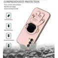 thumbnail image 6 of Compatible with Realme GT Master Edition Case Silicone TPU Plating, Realme GT Master Edition Cases Cute Astronaut Pattern Phone Case with Stand (Pink), 6 of 14