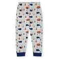 thumbnail image 3 of Sleep On It Infant & Toddler Boys 2-Piece Super Soft Jersey Snug-Fit Pajama Set with Matching Socks - Outdoors , 4T, 3 of 5