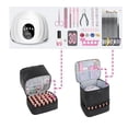 thumbnail image 4 of Estuche Organizador Esmaltes Impermeable Bolsas De Maquillaje Modelo Rosa, 4 of 4