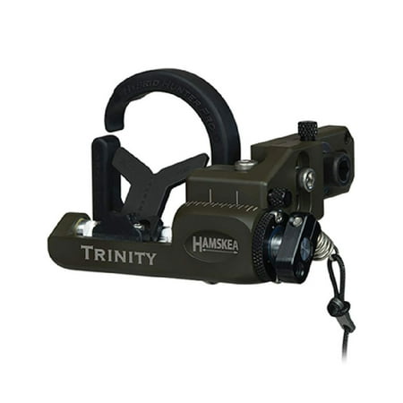 Hamskea 211774 Bowhunter Trinity Hunter Pro RH Micro Tune Arrow Rest OD Green