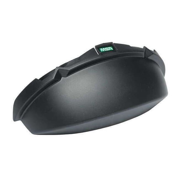 Msa Safety V-Gard Chin Protector, Standard, Black 10115827