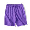 thumbnail image 4 of pstuiky Abreviatura para hombres, Pantalones cortos casuales holgados de color liso con cremallera, bolsillo, cordón y cintura elástica para hombre Pantalones cortos de baloncesto, 4 of 6