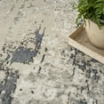 thumbnail image 6 of Nourison Concerto 8' x Round Ivory Blue Grey Modern Indoor Rug, 6 of 8