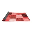 thumbnail image 2 of Ahgly Company Indoor Round Patchwork Red Transitional Area Rugs, 5' Round, 2 of 4