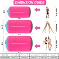 thumbnail image 3 of Barril de aire para gimnasia VOFiTNY 122x76 cm colchoneta inflable, 3 of 8