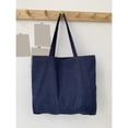 thumbnail image 4 of Alkepwun Women's Handbags Casual Lightweight Classic Retro Denim Tote Bag Everyday Versatile Solid-Color Underarm Tote Bags Travel Shopper Shoulder Handbag, 4 of 7