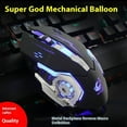thumbnail image 2 of Free Wolf V5 Mechanical Mouse Wired Gaming Mouse Luminous Office Computer Gaming Mouse Supports Optoelectronics Gift, 2 of 9
