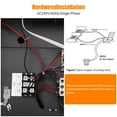 thumbnail image 6 of TROPOW Garage Heater Electric,10000W Ceiling Mount Garage Space Heaters with Remote Control, 240V Digital Shop Heater, Heats Up to 1500 sq.ft, 12 Hours Timer, Fan-Forced for Workshop, Greenhouse, 6 of 8