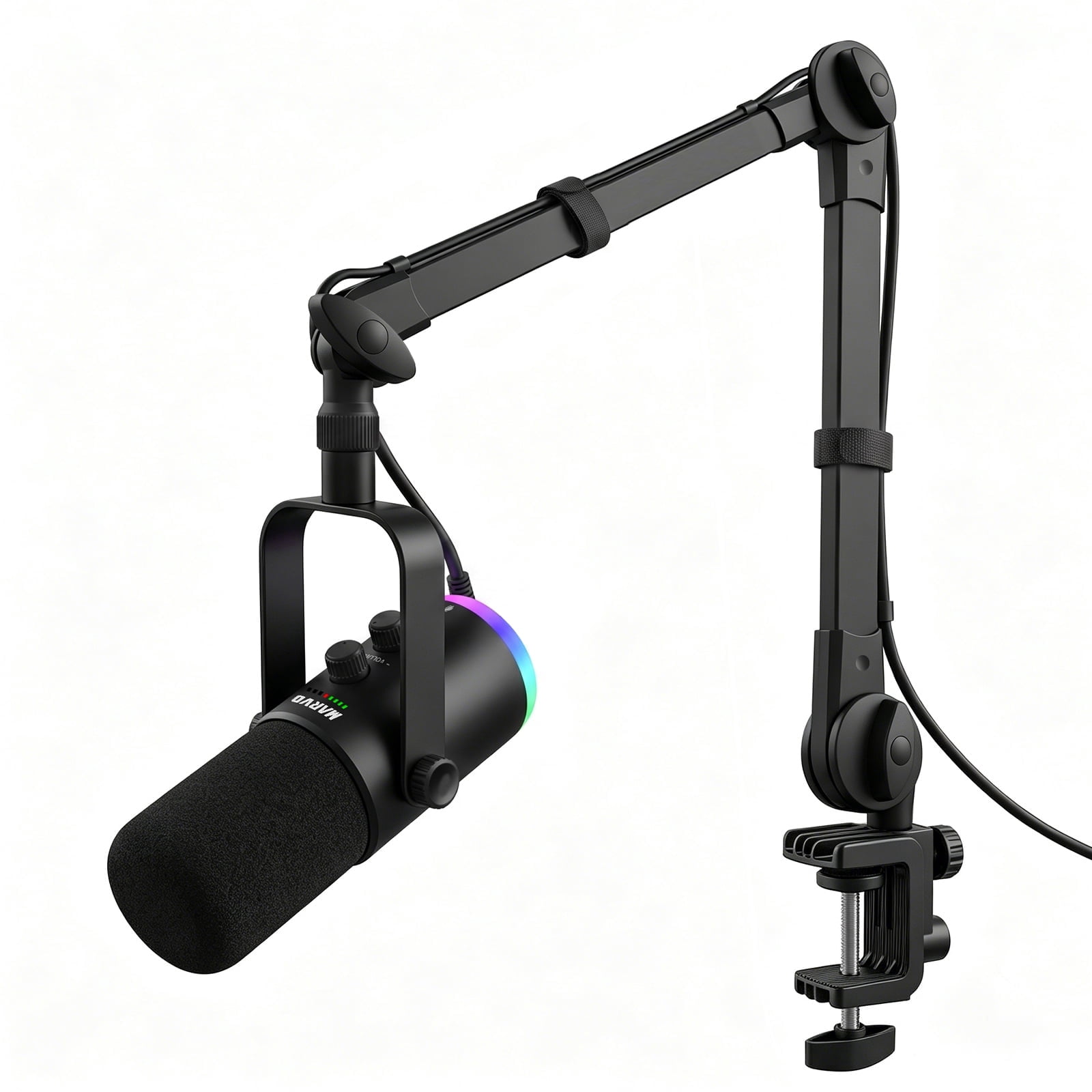 HP, HyperX QuadCast 2, USB Microphone, Black with Gain Control