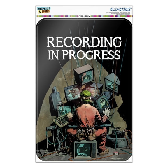 Batman Joker Recording in Progress Home Business Office Sign