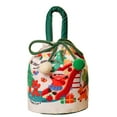 thumbnail image 1 of Hearth & Gear Drawstring Candy Reusable Velvet Santa For Holiday Wrapping Party Packaging For Decorating Wrapping Paper Cardboard Wrapping Paper for Bike Wrapping Paper Christmas Bulk One Roll, 1 of 6