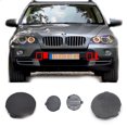 thumbnail image 1 of Trimla 2PCS Front Tow Cover for 07-09 BMW X5 E70 Fit 3.0i 3.0d 3.0s 3.0si 3.0sd 3.5d 4.8i xDrive sDrive SAV 2007 2008 2009 bumper Towing Hook Eye Cap Left+Right, 1 of 5
