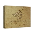 thumbnail image 2 of Creative Products Welcome Fall Leaf 2 20 x 16 Canvas Wall Art, 2 of 5