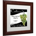 thumbnail image 2 of Trademark Fine Art "Wine Valley One" Canvas Art by Color Bakery White Matte, Wood Frame, 2 of 4