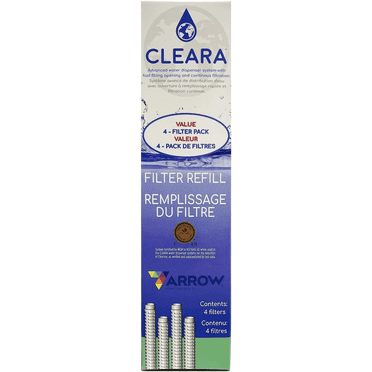 Arrow Home Products CLEARA 4 Pk Replacement Filters Fast-Fill & Convenient: Fits All CLEARA Products - #76954