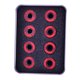 thumbnail image 1 of 8 Piezas de Cojinete de Acero de Primera para Patineta, Abec 11, Repuesto de Cojinete para Scooter, Longboard, Rueda de Patín en Línea, Patine rojo Sunnimix Rodamientos para patinetas, 1 of 8