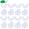 thumbnail image 1 of Juego de máscaras de mascarada de papel blanco Qavctw, 16 piezas, para bricolaje, 1 of 7