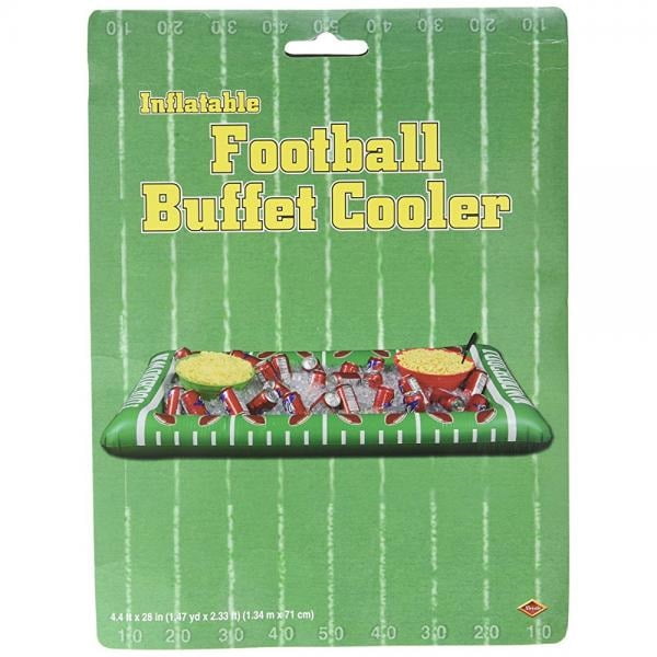 inflatable football buffet cooler