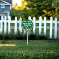 thumbnail image 5 of Kurmntregon Native Plant Garden Yard Sign With Stake Pollinator Friendly Garden Wildflowers Neighborhood Lawn Rustproof Farm Party Porch Street Business Outdoor Aluminium Decorations Round 9.2", 5 of 7
