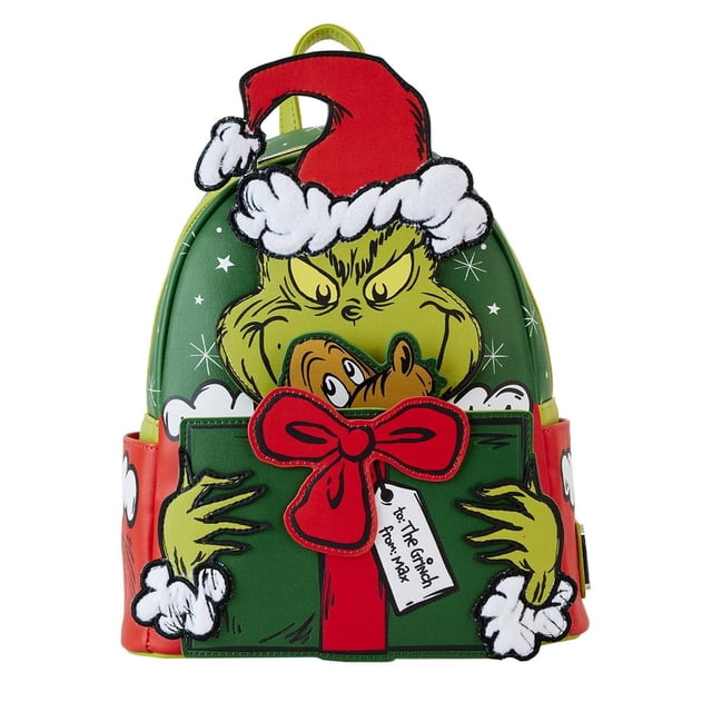 Minimochila Loungefly, de Dr. Seuss, ¡Cómo el Grinch se robó la Navidad!