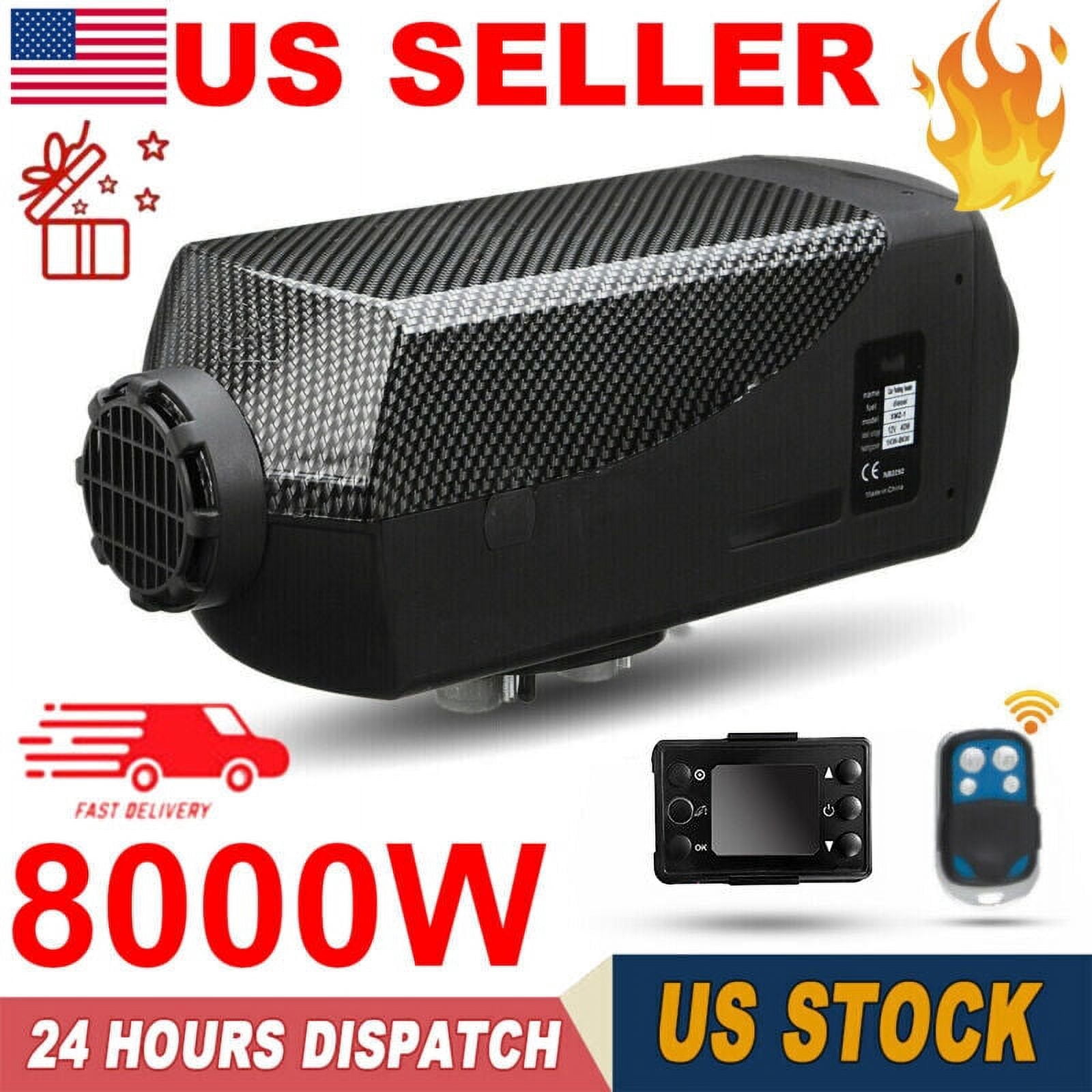 PRIJESSE Air Diesel Heater 8KW 12V Muffler Parking Diesel Heater for Motorhome Boat RV Trucks Car Bus