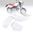 thumbnail image 1 of Motorcycle Mudguard Fairing Kit, Scratch Resistant Body Panel White ABS Plastic Mudguard Fairing Body Work Kit Number Plate  for Mini Pit Monkey Z50R Baja, 1 of 7