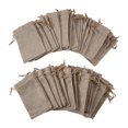 thumbnail image 1 of 40 Pieces Burlap Bags with Drawstring, 13cmx10cm Gift Jewelry Pouches, 1 of 5