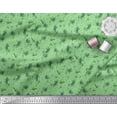 thumbnail image 2 of Soimoi Polyester Crepe Fabric Leaf Leaves Printed Fabric 1 Yard 52 Inch Wide, 2 of 3