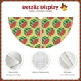 thumbnail image 3 of Bingfone Christmas Tree Skirt Mat Christmas Decoration Interior 48" -Summer Watermelon, 3 of 6