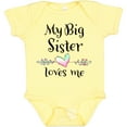 thumbnail image 3 of Inktastic My Big Sister Loves Me- Heart Boys or Girls Baby Bodysuit, 3 of 5