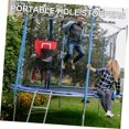 thumbnail image 4 of Cerceau de Basket-Ball Trampoline Cerceau de Basket-Ball Accessoires de Panier de Basket-Ball Trampoline Stand de Basket-Ball Rouge Trampoline en Coton Perlé, 4 of 5