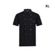 thumbnail image 4 of Qarigey Uniformes de Chef para mujer, abrigo de Chef de manga corta, chaqueta de trabajo con doble botonadura, ropa de cocina para restaurante, Camisetas Negro SG, 4 of 6