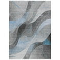 thumbnail image 2 of Addison Rugs Chantille Indoor/Outdoor Transitional Swirls Sky Washable Rectangle Rug, 2'6" x 3'10", 2 of 6