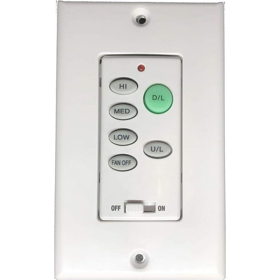 Ceiling Fan Remote Wall Control UC9050T/UC9051T/CHQ9051T with Up Light and Down Light NO Reverse