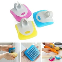 Miyuadkai Claerance! Vegetable Cleaning Brush, Cleaning Brush with Handle Long Multifunctional Plastic Kitchen Vegetable Scrubbing Brush Daily Use