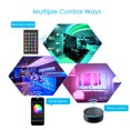 thumbnail image 4 of Yeacher Smart Wifi LED RGB Strip Lights IP65 Waterproof 16.4ft. 5050 Color Changing Lights with Voice & APP & 24 Keys Remote Control Tape Lights Christmas Decoration Light for Home Party Festival, 4 of 8