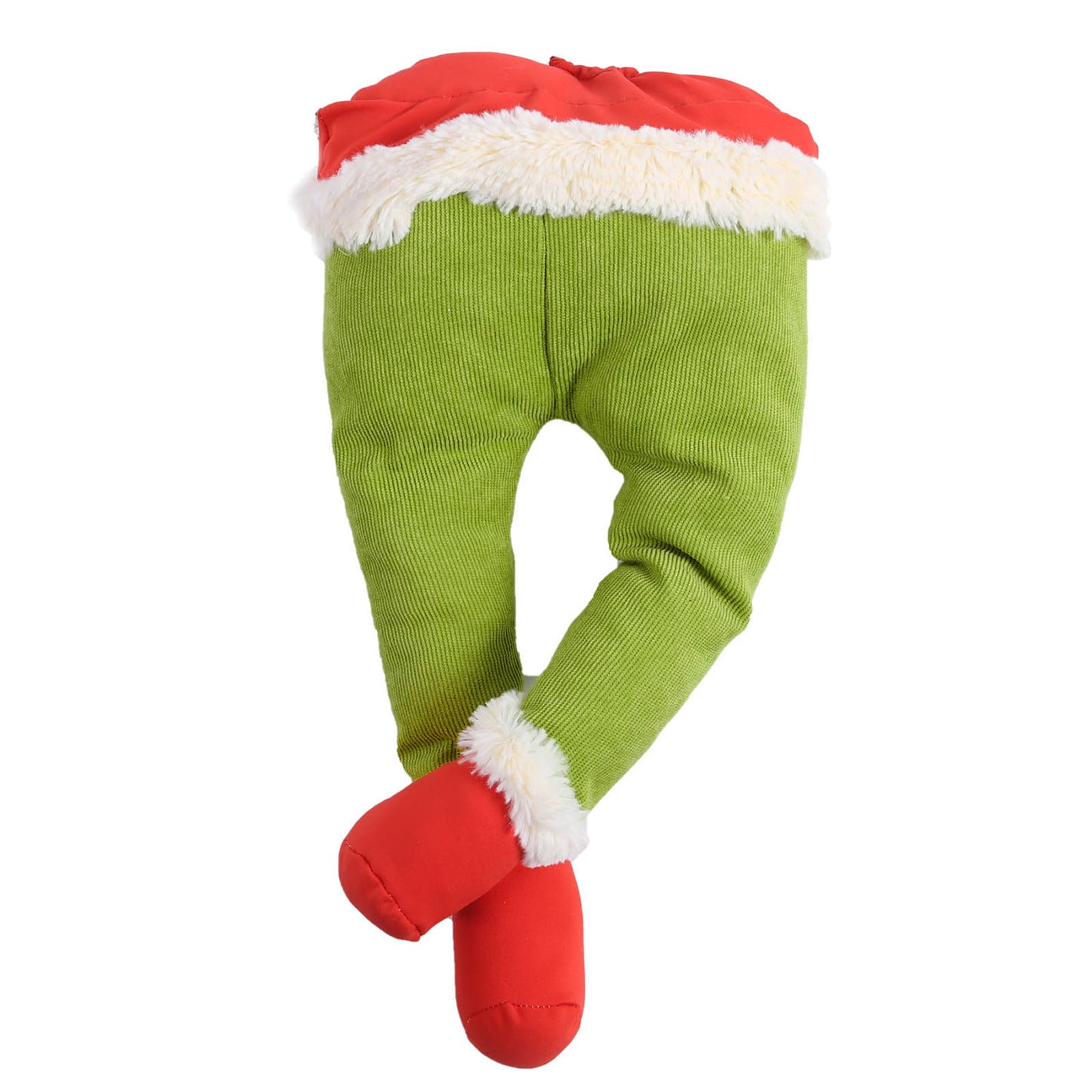 Christmas Decor 15.7 Plush Legs for Christmas Decorations Stuffed Legs for Christmas Tree Home Party Wreaths Decor