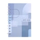 thumbnail image 5 of Matsuzay Carpeta Cuaderno Suministros de oficina Color flexible Multiusos Dulce regalo Trabajo Escuela Papel Bloc de notas Diario Pocketbook Gris 2piezas, 5 of 6