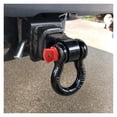 thumbnail image 3 of 13000 Lbs 2 Inch Shackle Hitch Receiver Aluminum Alloy Solid Trailer Arm Ball Hook Hook Fast Off-road Vehicle Modified Rear Bar Motorboat Traction Connector ,Corrosion Resistance, 3 of 7