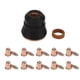 thumbnail image 2 of 22 consumibles para cortadora de plasma, electrodo, boquilla, protector, copa, accesorio de corte para antorcha., 2 of 14