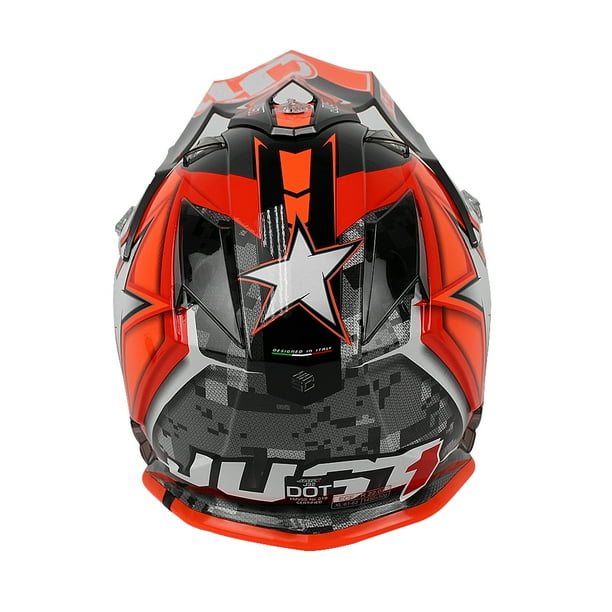 CASCO JUST1 J32 NARANJA/NEGRO PRO MOTO S CROSS JR JUST1 J32 J32