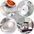 thumbnail image 2 of PAMINGONO 6Pcs Cups Lid Silver Round Stainless Steel Insulation for Daily Use, 2 of 8