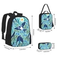 thumbnail image 2 of Easygdp Flying Swallows Mochila para Niños y Niñas con Set de Caja de Almuerzo y Estuche para Lápices 3 en 1, Mochila Escolar Estampada para Adolescentes, 2 of 7