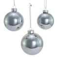 thumbnail image 2 of Kurt Adler 60-80MM Shiny Silver Glass Ball Ornaments, 20-Piece Set, 2 of 4