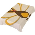 thumbnail image 5 of Coolnut Thanksgiving Turkey Tablecloth, Waterproof Washable Polyester Square Table Cover, Durable Tablecloth for Kitchen Dining Table Party Decor, 60"X 108", 5 of 7